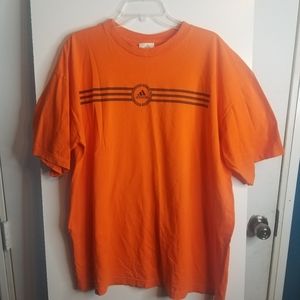 Men's Size 2XL Orange Adidas T-shirt